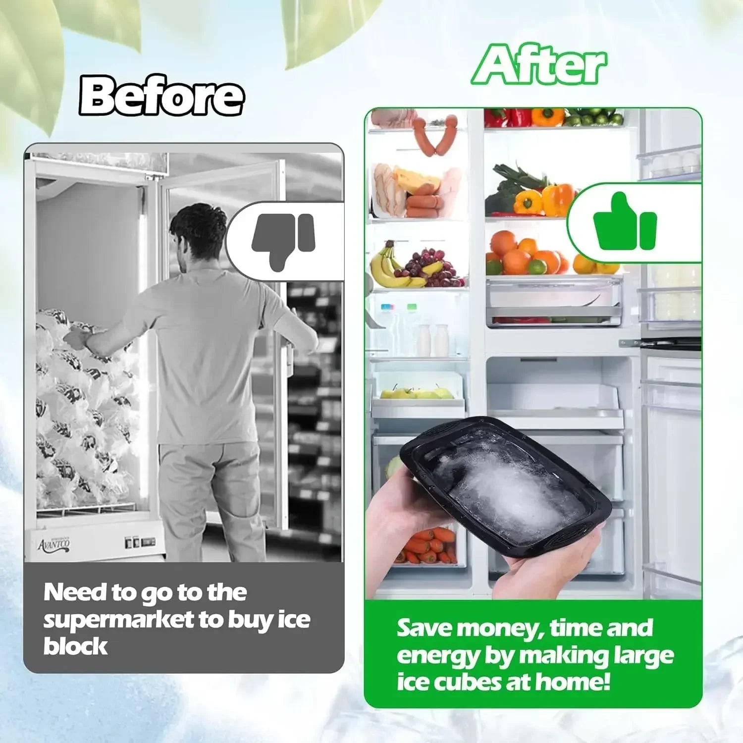 Oversized Ice Cube Mold