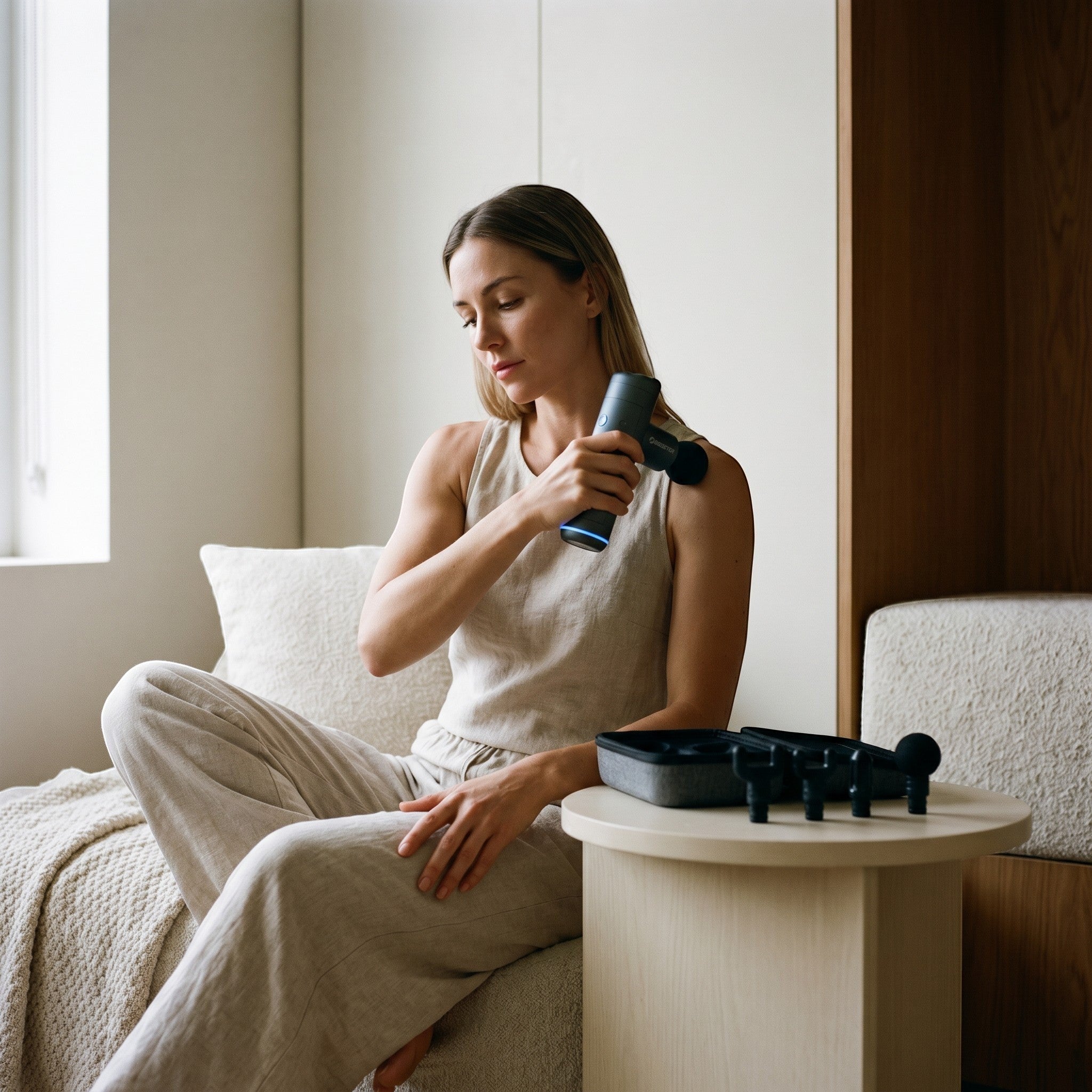 No wires, no limits. With a long-lasting rechargeable battery, you can enjoy uninterrupted recovery sessions wherever you are. Just grab it and go.