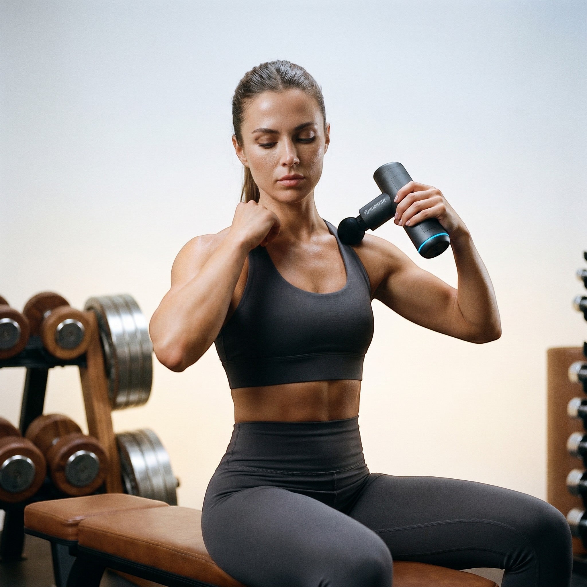 Recover faster and feel better in minutes. This compact yet powerful mini massage gun delivers deep tissue relief to ease soreness, reduce tension, and get you back to peak performance, whether you're at home, the gym, or on the go. Lightweight, quiet, and easy to use, it’s your everyday recovery essential.