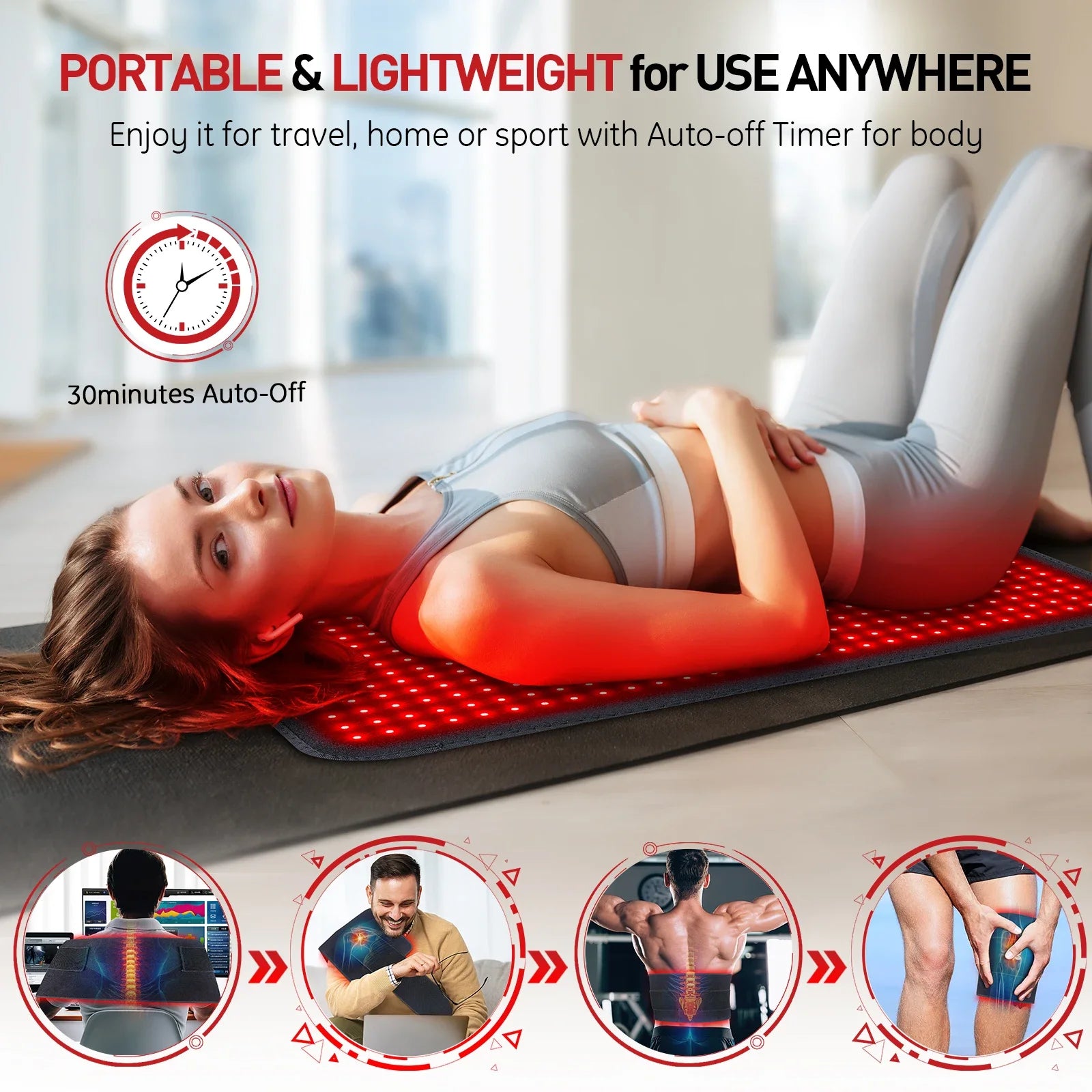 Single Layer Red Light Therapy Mat